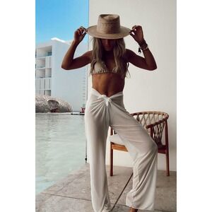 12th Tribe Bull By The Horns White Mesh Pants